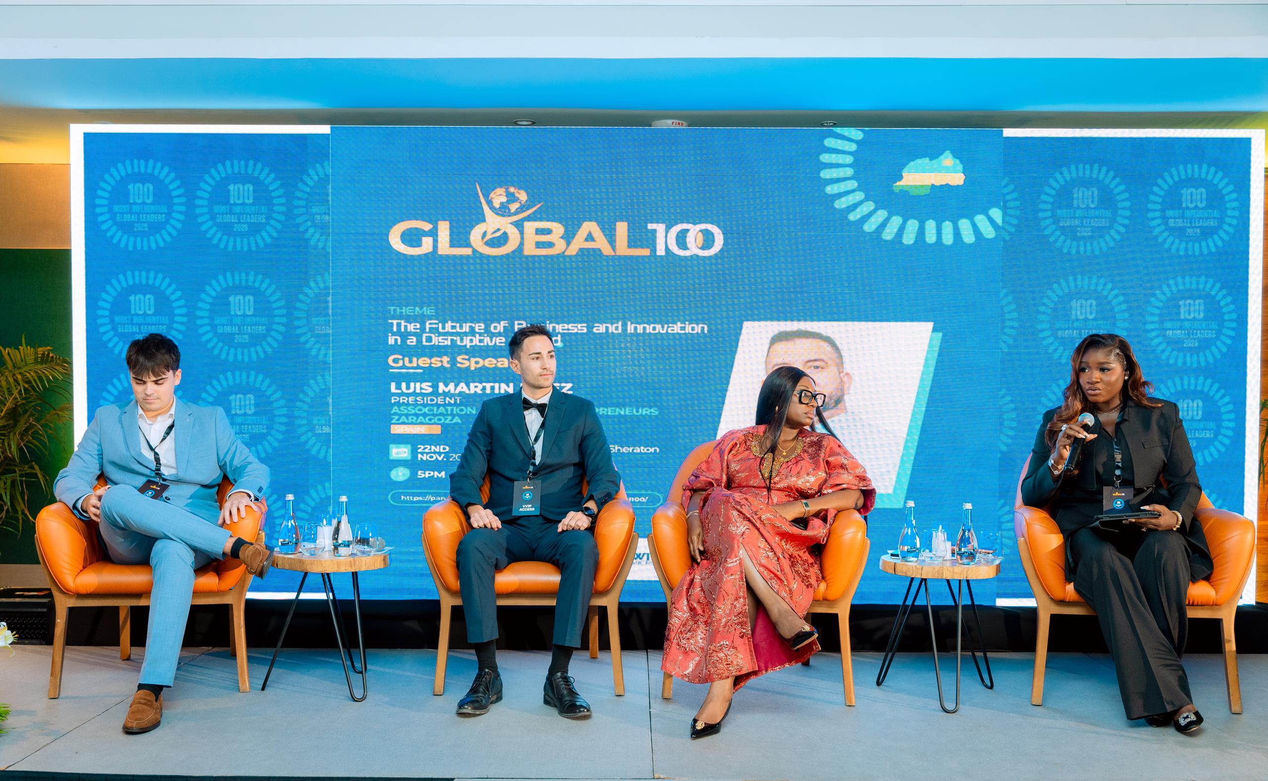 Global 100 Distinguished Award by the Pan-African Youth Leadership Foundation in Kigali, Rwanda.