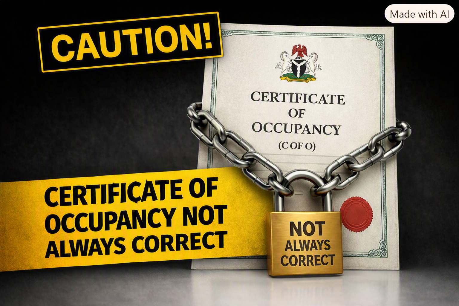 C of O Alone Won’t Protect You When Buying Land